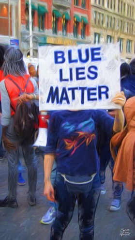 Blue lies matter